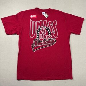 Vintage Logo 7 Umass Shirt Mens XL Minutemen Univeristy Massachusetts NCAA 90s